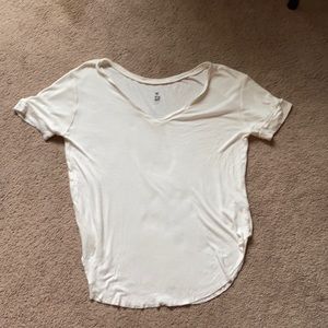 Basic white tee but casual or professional
